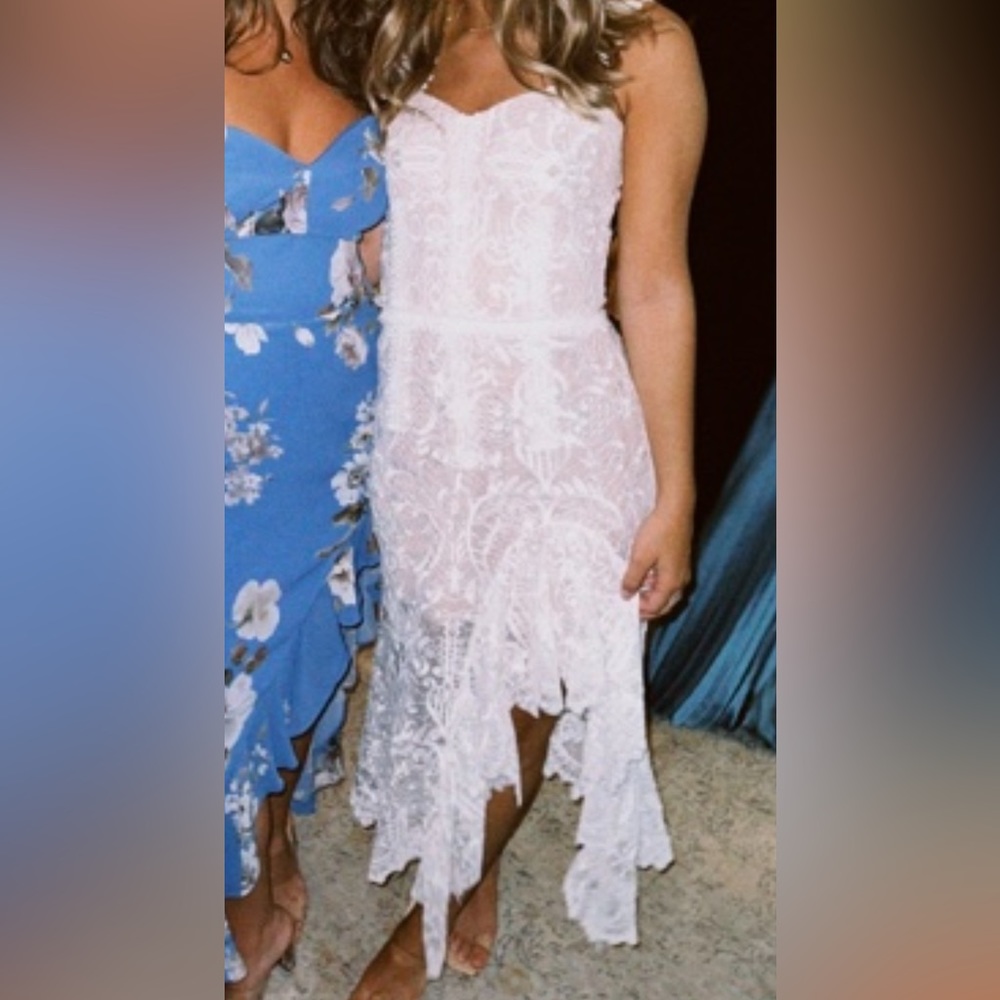 Bronx and Banco Tiffany Blanc Dress in white